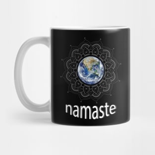 Namaste Earth Mandala Mug